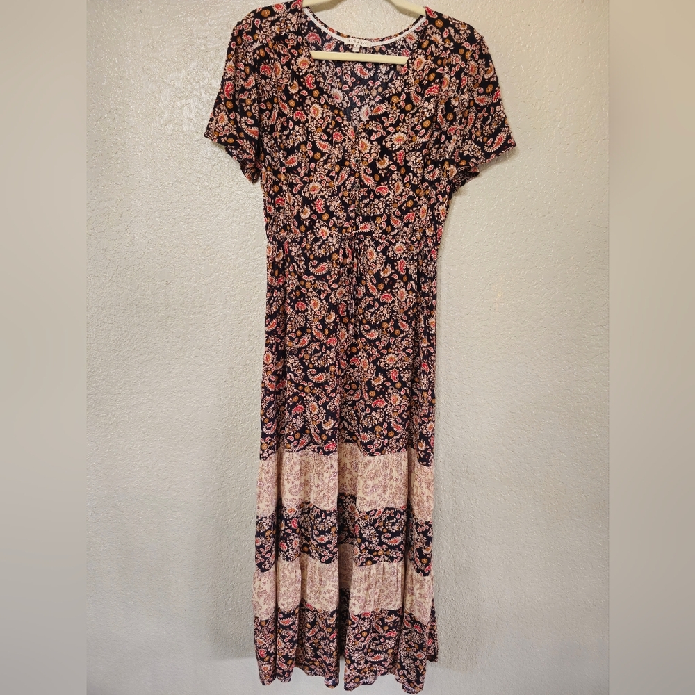 Floral Print Maxi Dress